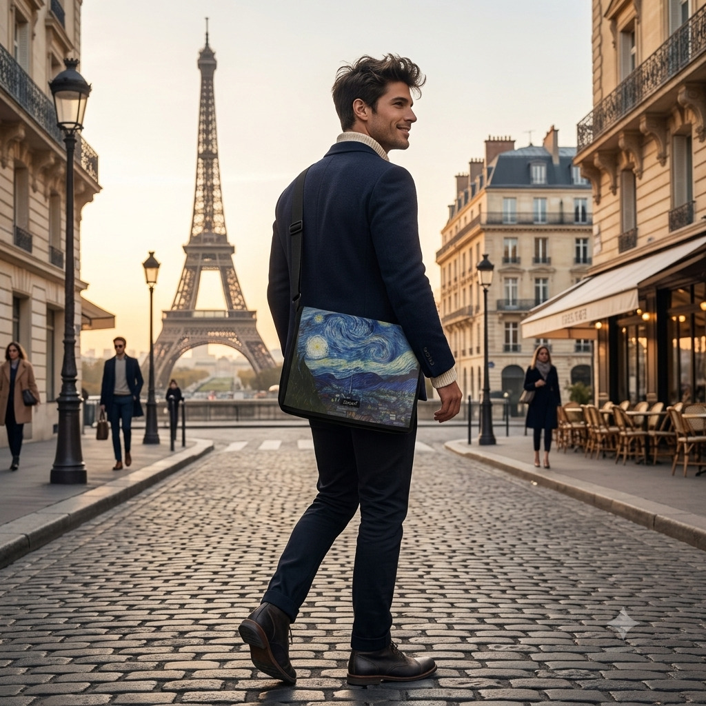 Neoprene Messenger Bag